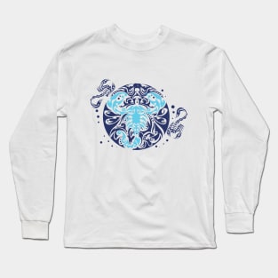 Scorpio Zodiac Astrology Sign Long Sleeve T-Shirt